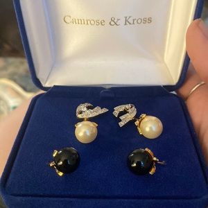 3 sets or earrings brand new still in the box